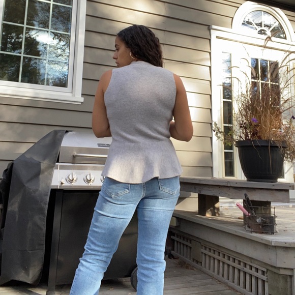 Veronica Beard - Noor Cashmere Grey Turtleneck - Picture 4 of 5